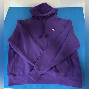 Champion Men's Purple Hoodie